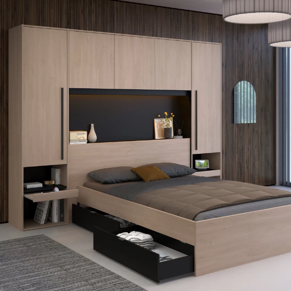 Set Van Bedlades Ponte - Zwart 6 Set Van Bedlades Ponte - Zwart - Afbeelding 4