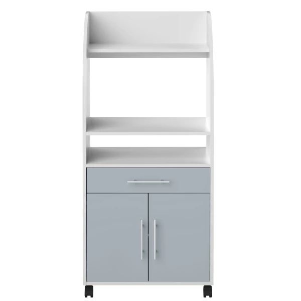 Bijzetkastje Jeanine Voor Microgolfoven - Wit/celadon Grijs 10 Bijzetkastje Jeanine Voor Microgolfoven - Wit/celadon Grijs - Afbeelding 8