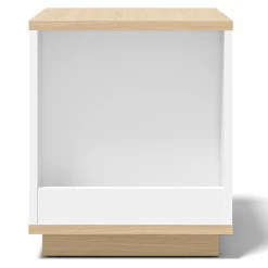 Bijzettafeltje Ellana 40 X 40 Cm 2 Open Vakken-lichte Eik/wit -Songmics Winkel Ontwerp zonder titel 2023 06 28T092255.136 1 d0b3