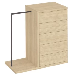 Ladekast Helena 5 Lades En 1 Kledingroede-lichte Eik -Songmics Winkel Ontwerp zonder titel 2023 06 28T104148.561 ebbb