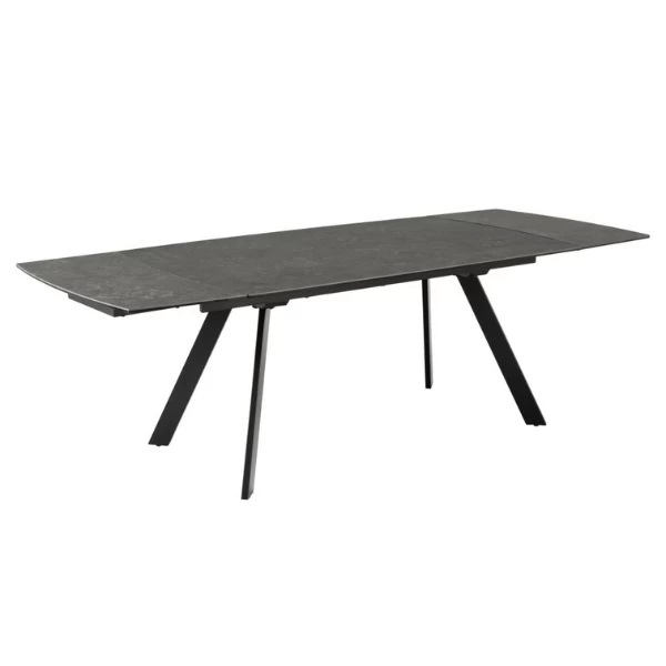 Verlengbare Eettafel Fairbanks 160<240cm Keramisch - Zwart 9 Verlengbare Eettafel Fairbanks 160<240cm Keramisch - Zwart - Afbeelding 7