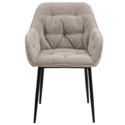 Eetkamerstoel Bridget Stof En Metaal - Beige/zwart -Songmics Winkel Ontwerp zonder titel 2023 06 29T165717.571 7ecc