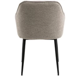 Eetkamerstoel Bridget Stof En Metaal - Beige/zwart -Songmics Winkel Ontwerp zonder titel 2023 06 29T165803.609 0035