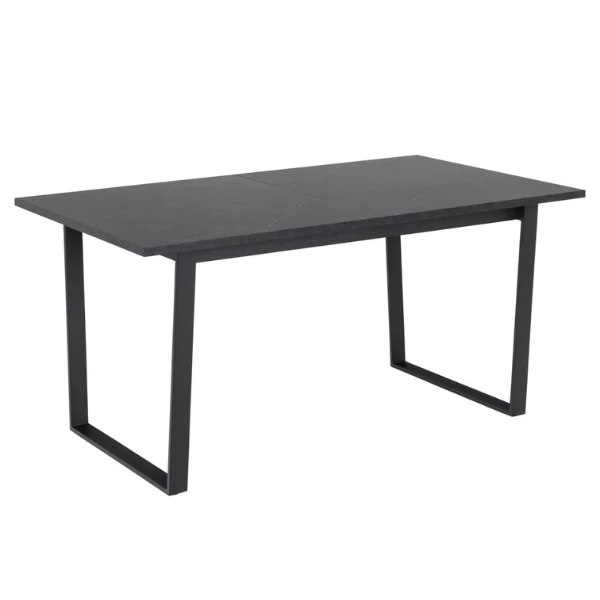 Verlengbare Eettafel Amanda 160<220x90 - Marmer/zwart 12 Verlengbare Eettafel Amanda 160<220x90 - Marmer/zwart - Afbeelding 10