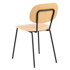 Keukenstoel Amir Fineer En Staal - Eik/zwart -Songmics Winkel Ontwerp zonder titel 2023 07 10T154329.626 562a