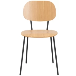 Keukenstoel Amir Fineer En Staal - Eik/zwart -Songmics Winkel Ontwerp zonder titel 2023 07 10T154419.384 2671