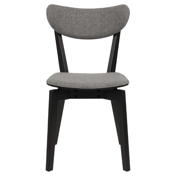 Eetkamerstoel Roxby - Grijs/zwart 11 Eetkamerstoel Roxby - Grijs/zwart - Afbeelding 9