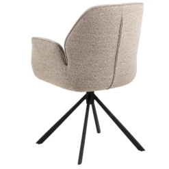 Eetkamerstoel Jarno Met Armleuning - Beige/zwart -Songmics Winkel Ontwerp zonder titel 2023 07 12T142015.215 03a0