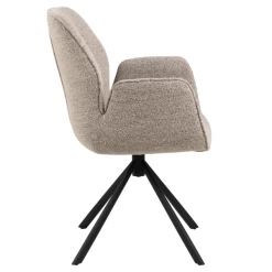 Eetkamerstoel Jarno Met Armleuning - Beige/zwart -Songmics Winkel Ontwerp zonder titel 2023 07 12T142259.078 bf64