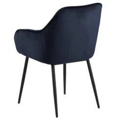 Eetkamerstoel Lynn - Donkerblauw/zwart -Songmics Winkel Ontwerp zonder titel 2023 07 17T161431.700 85f5