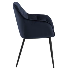 Eetkamerstoel Lynn - Donkerblauw/zwart -Songmics Winkel Ontwerp zonder titel 2023 07 17T161835.370 38ba