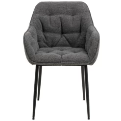 Eetkamerstoel Bridget Stof En Metaal - Antraciet/zwart -Songmics Winkel Ontwerp zonder titel 2023 07 17T163730.923 e03e