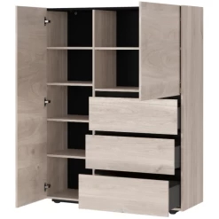 Buffetkast Grillo Met Twee Deuren En Drie Lades - Eikdecor -Songmics Winkel Ontwerp zonder titel 2023 08 03T153657.631 5438