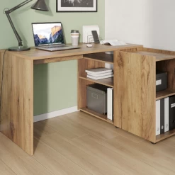 Hoekbureau Oliveira Met Opbergruimte - Eikdecor -Songmics Winkel Ontwerp zonder titel 2023 08 17T160955.649 2209