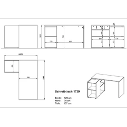 Hoekbureau Oliveira Met Opbergruimte - Eikdecor -Songmics Winkel Ontwerp zonder titel 2023 08 17T161216.146 804a