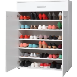 Schoenenkast Seb 89cm Met Opberglade - Wit -Songmics Winkel Ontwerp zonder titel 2023 08 23T143040.479 5e56