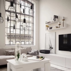 Set Van 2 Wandplanken 60x14.5 Cm En 100x14.5 Cm Britta-wit 7 Set Van 2 Wandplanken 60x14.5 Cm En 100x14.5 Cm Britta-wit -Songmics Winkel Ontwerp zonder titel 2023 08 25T082137.603 bd5a