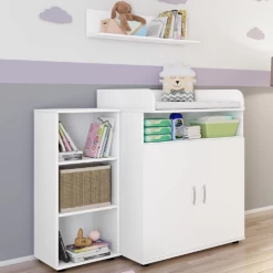 Commode Halula Met Luierplank En Wandplank-wit -Songmics Winkel Ontwerp zonder titel 2023 08 25T085400.772 bf19