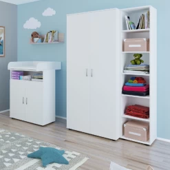 Kleerkast Halula 2 Deuren 1 Kledingroede En 2 Legplanken-wit -Songmics Winkel Ontwerp zonder titel 2023 08 25T115936.854 fe63