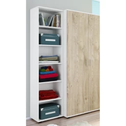 Opbergkast Halula 197 Cm 5 Legplanken-wit -Songmics Winkel Ontwerp zonder titel 2023 08 28T083516.407 9291