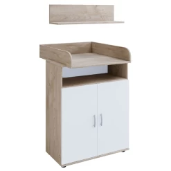 Commode Halula Met Luierplank En Wandplank-wit/eik -Songmics Winkel Ontwerp zonder titel 2023 08 31T083222.645 2229