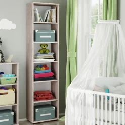 Opbergkast Halula 197 Cm 5 Legplanken-eik