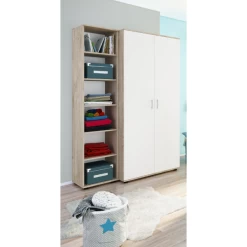 Opbergkast Halula 197 Cm 5 Legplanken-eik -Songmics Winkel Ontwerp zonder titel 2023 08 31T084019.480 0095