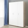 Kleerkast Halula 3 Deuren 1 Kledingroede En 6 Legplanken-wit/eik -Songmics Winkel Ontwerp zonder titel 2023 08 31T085710.169 2e1c