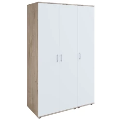 Kleerkast Halula 3 Deuren 1 Kledingroede En 6 Legplanken-wit/eik -Songmics Winkel Ontwerp zonder titel 2023 08 31T085736.563 7ed8