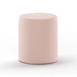 Nachttafeltje / Poef Maeva 41x41cm - Roze Bouclé Stof -Songmics Winkel Ontwerp zonder titel 2023 09 14T162531.105 9e77