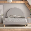 Gestoffeerd Bed Maeva 140x200cm Met Twee Nachttafeltjes - Grijze Bouclé Stof -Songmics Winkel Ontwerp zonder titel 2023 09 15T090023.448 6f9a