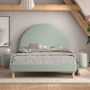 Gestoffeerd Bed Maeva 140x200cm Met Twee Nachttafeltjes - Groene Bouclé Stof -Songmics Winkel Ontwerp zonder titel 2023 09 15T090516.444 8e58