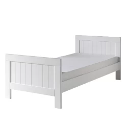 Kinderbed Lewis 90x200 Cm (incl. Lattenbodem) - Wit Gelakt -Songmics Winkel Ontwerp zonder titel 2023 09 15T132217.988 1 9ac4