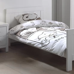 Kinderbed Lewis 90x200 Cm (incl. Lattenbodem) - Wit Gelakt -Songmics Winkel Ontwerp zonder titel 2023 09 15T132632.238 1 3193