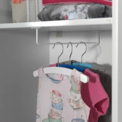 Peuterbed 70x140 Cm (incl. Lattenbodem) En Kleerkast Casami-wit/roze -Songmics Winkel Ontwerp zonder titel 2023 09 18T115507.388 0883