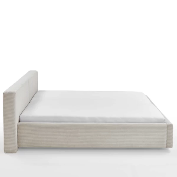 Tweepersoonsbed Kubrik 180x200cm Met Opbergruimte Ribfluweel - Beige 8 Tweepersoonsbed Kubrik 180x200cm Met Opbergruimte Ribfluweel - Beige - Afbeelding 6