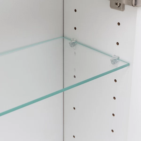 Spiegelkast Bobbi 120cm Model 1 3 Deuren & Ledverlichting - Wit 4 Spiegelkast Bobbi 120cm Model 1 3 Deuren & Ledverlichting - Wit - Afbeelding 2