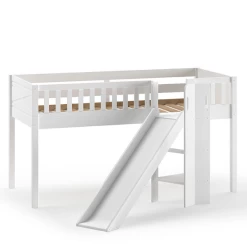 Halfhoogslaper Scottie 90x200 Cm Met Glijbaan En Politie-speelgordijn-wit -Songmics Winkel Ontwerp zonder titel 2023 09 28T133641.385 f989