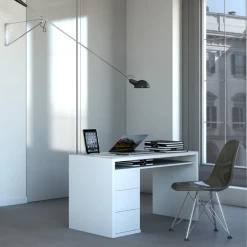 Bureau Monique Met Drie Lades - Hoogglans Wit -Songmics Winkel Ontwerp zonder titel 2023 10 04T164259.460 210d