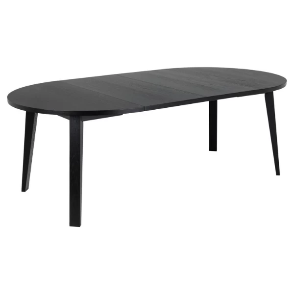 Verlengbare Eettafel Sieg, Ø120/220x75 Cm - Zwart 11 Verlengbare Eettafel Sieg, Ø120/220x75 Cm - Zwart - Afbeelding 9