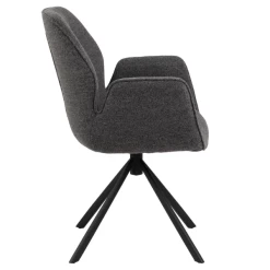 Draaibare Eetkamerstoel Aubin Met Armleuning - Monza Antraciet -Songmics Winkel Ontwerp zonder titel 2023 10 10T163211.396 52d0