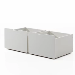 Halfhoogslaper Pip 90x200 Cm Met Glijbaan,2 Lades En 1 Hangplank-wit -Songmics Winkel Ontwerp zonder titel 2023 10 18T133222.871 ce87