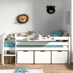 Halfhoogslaper Pip 90x200 Cm Met 3 Lades En 1 Hangplank-wit -Songmics Winkel Ontwerp zonder titel 2023 10 18T134548.908 3c6d