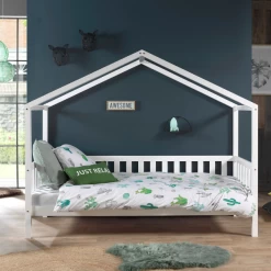 Bedhuisje Dallas 2 Met Matras 90x200 - Wit