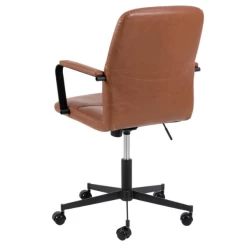 Bureaustoel Flora - Draaibaar, Kantelbaar En Soft Brake - Cognac -Songmics Winkel Ontwerp zonder titel 2023 10 24T135955.084 c25b