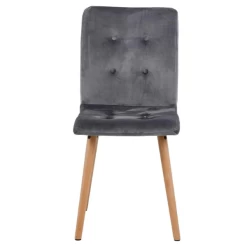 Gestoffeerde Eetkamerstoel Frida - Donkergrijs/eik 23 Gestoffeerde Eetkamerstoel Frida - Donkergrijs/eik -Songmics Winkel Ontwerp zonder titel 2023 10 24T164420.503 299a