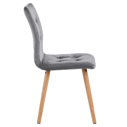 Gestoffeerde Eetkamerstoel Frida - Donkergrijs/eik 22 Gestoffeerde Eetkamerstoel Frida - Donkergrijs/eik -Songmics Winkel Ontwerp zonder titel 2023 10 24T164541.294 dbe4