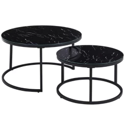 Salontafelset 'Boston' Decor Marmer Zwart -Songmics Winkel Ontwerp zonder titel 2023 11 06T101946.808 1 3393