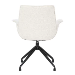 Stoel 'Amir' | Wit | Metalen Poten En Bouclé Bekleding | H84 X B66 X D58cm -Songmics Winkel Ontwerp zonder titel 2023 11 07T081917.426 0cd4