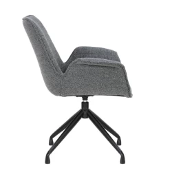 Stoel 'Amir' | Donkergrijs | Metalen Poten En Bouclé Bekleding | H84 X B66 X D58cm -Songmics Winkel Ontwerp zonder titel 2023 11 07T083020.871 aadb